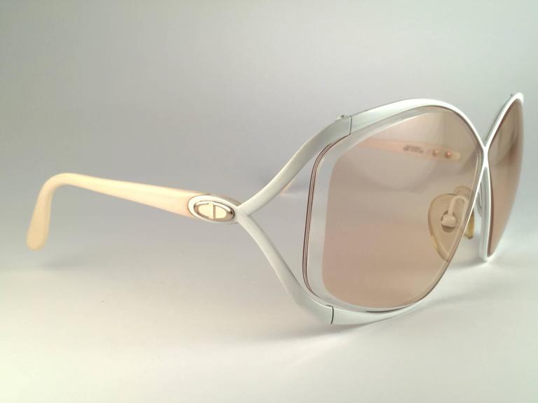 christian dior white sunglasses