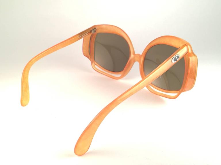 New Vintage Christian Dior 2026 30 Jasped Orange Optyl Sunglasses 