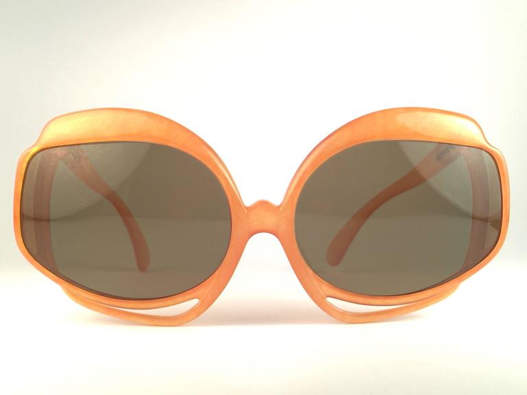 New Vintage Christian Dior 2026 30 Jasped Orange Optyl Sunglasses at ...