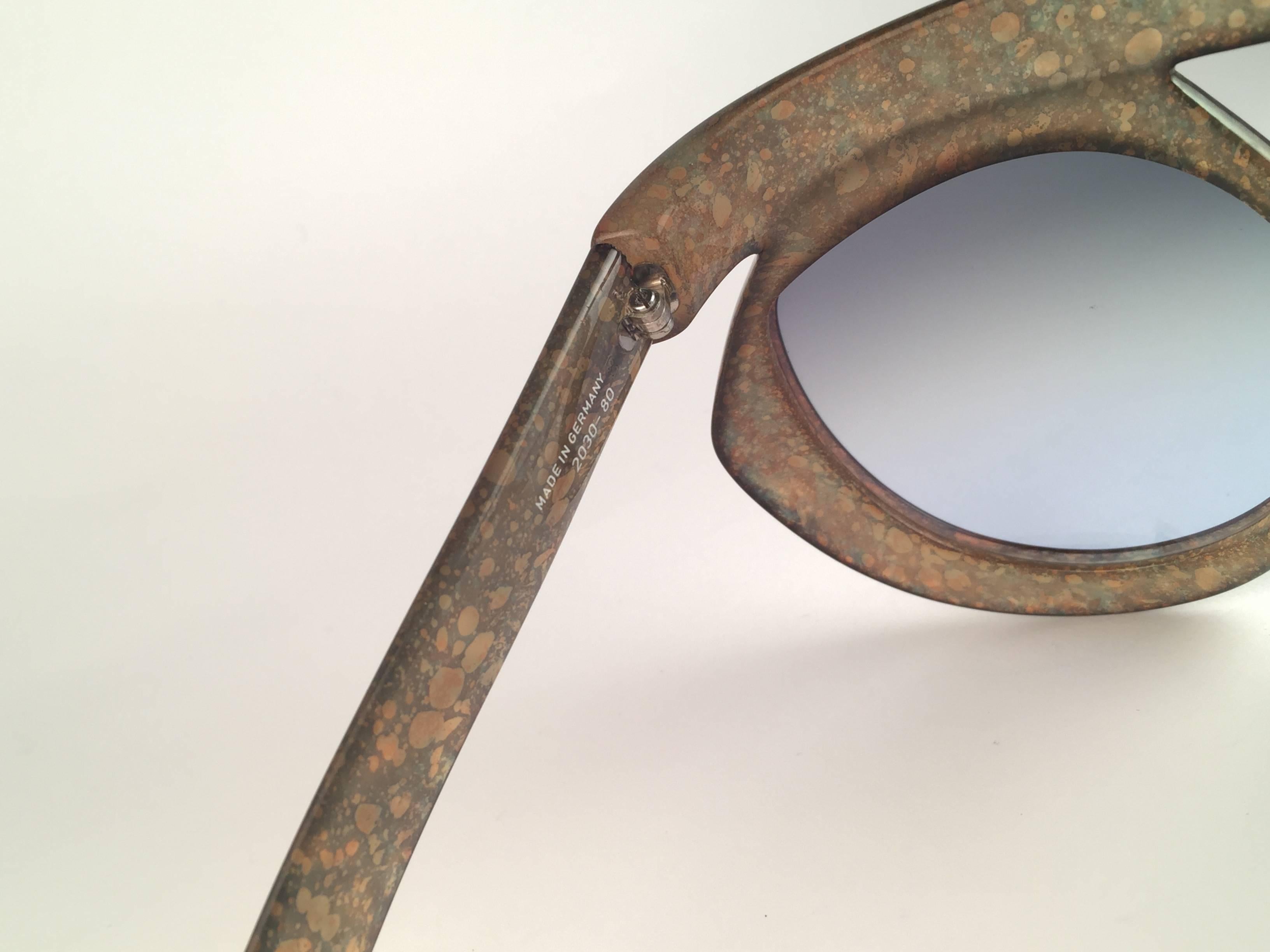 Neu Vintage Christian Dior 2030 80 Jaspis Camouflage Sammler Optyl Sonnenbrille Damen im Angebot