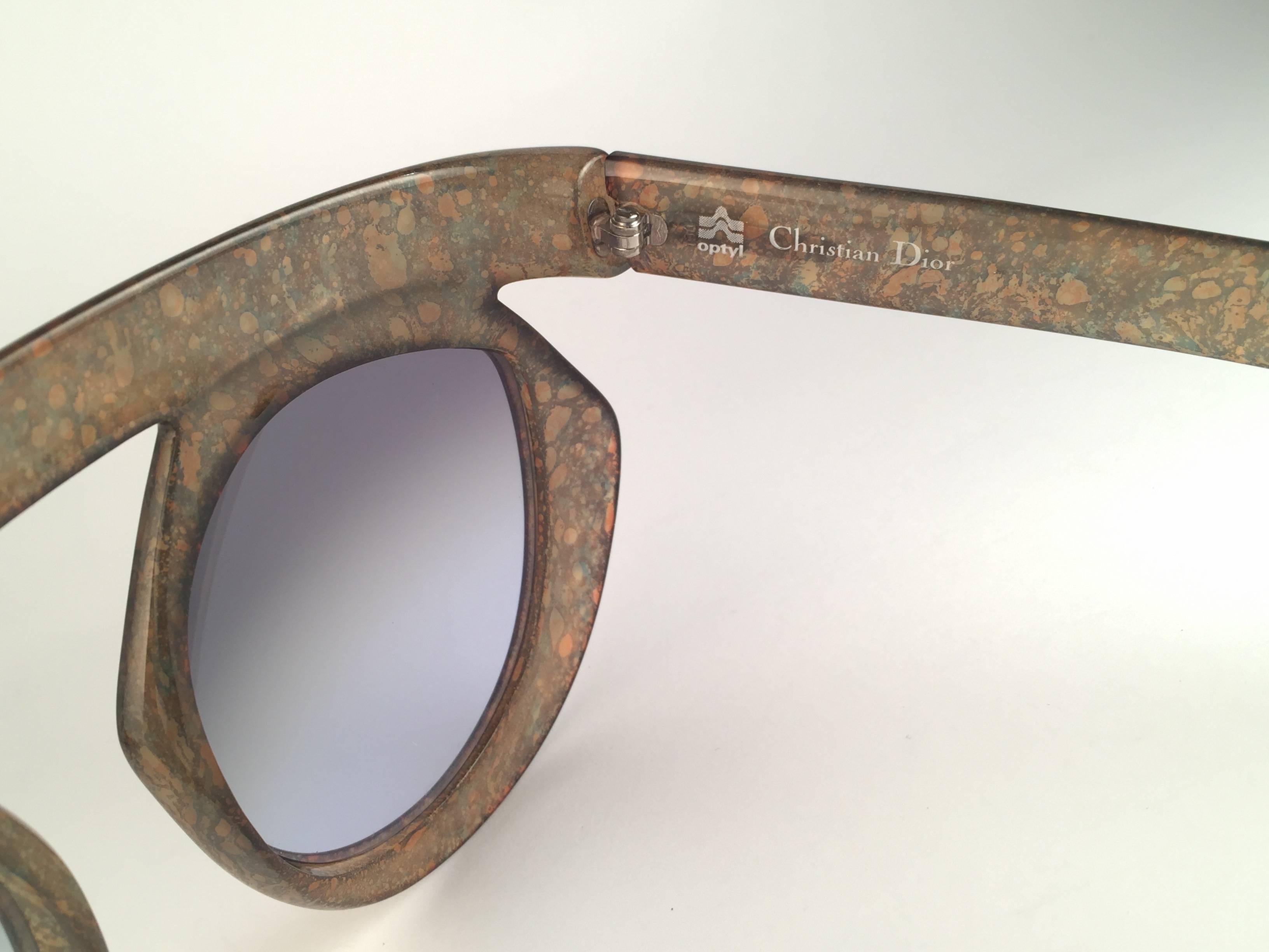 Neu Vintage Christian Dior 2030 80 Jaspis Camouflage Sammler Optyl Sonnenbrille im Angebot 1