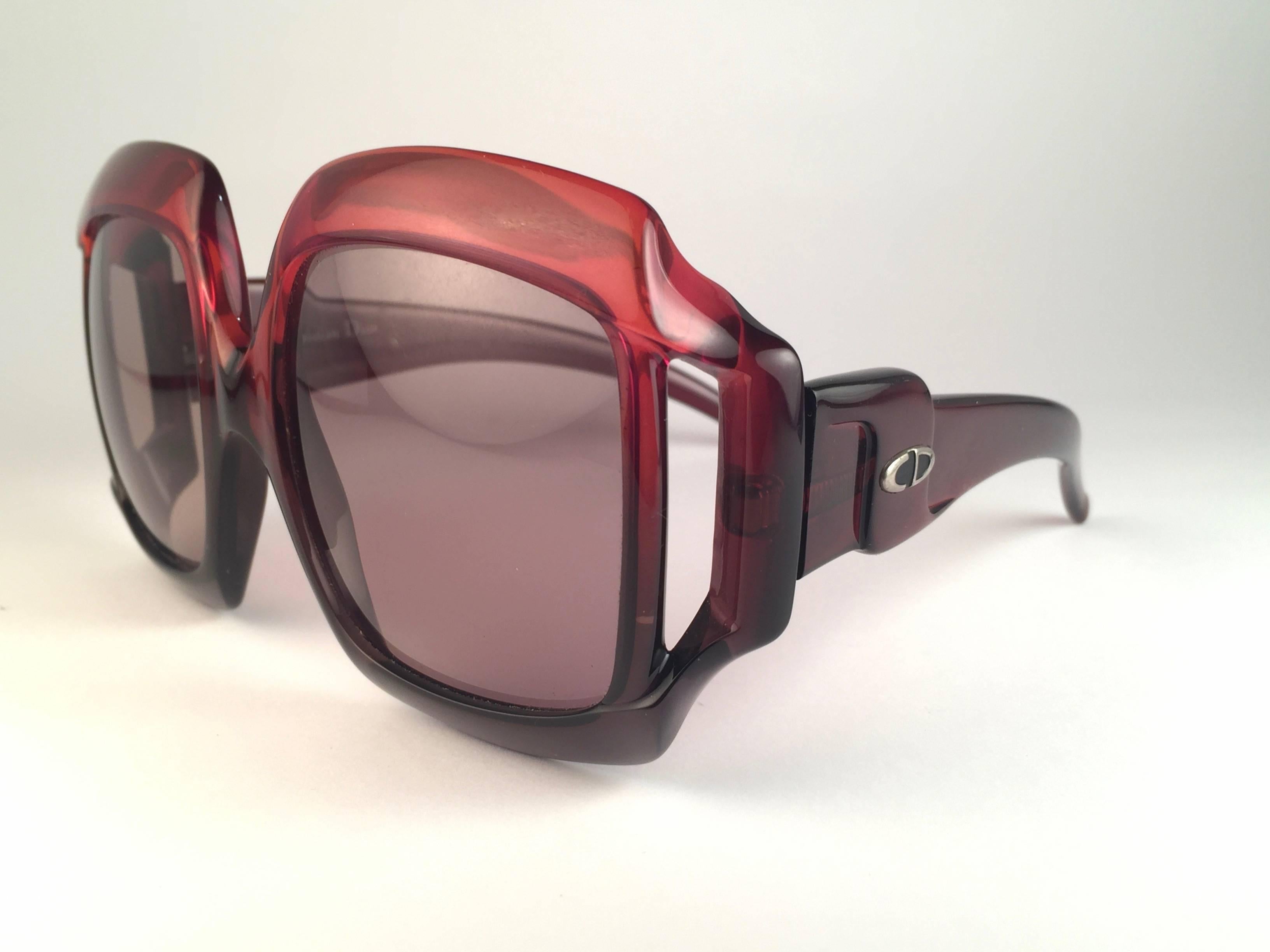 red christian dior sunglasses