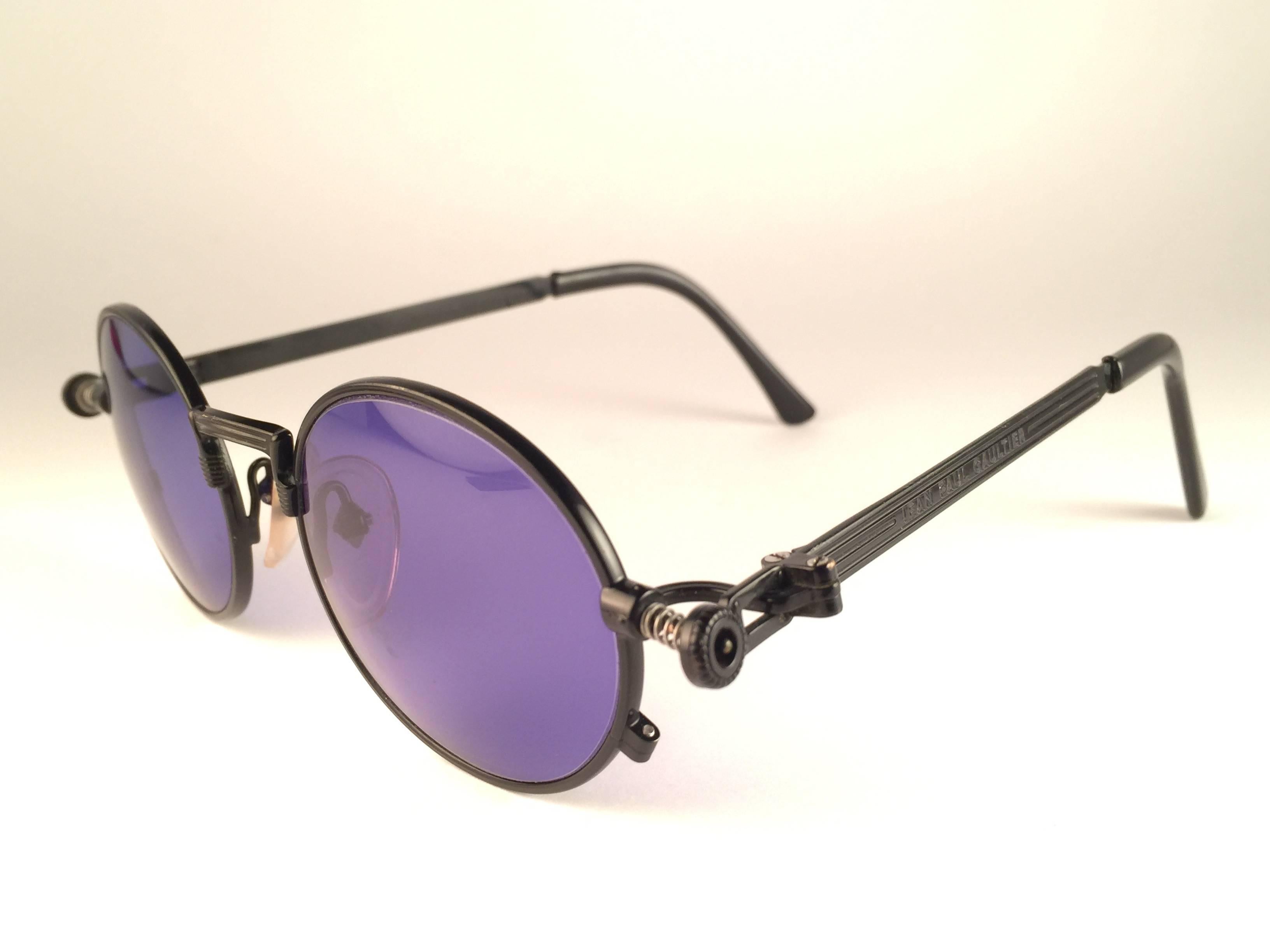 dark purple lens sunglasses