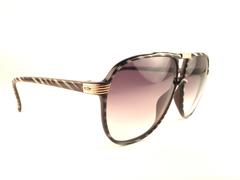New Vintage Christian Dior Monsieur 2300 90 Zebra Optyl 1970 Sunglasses