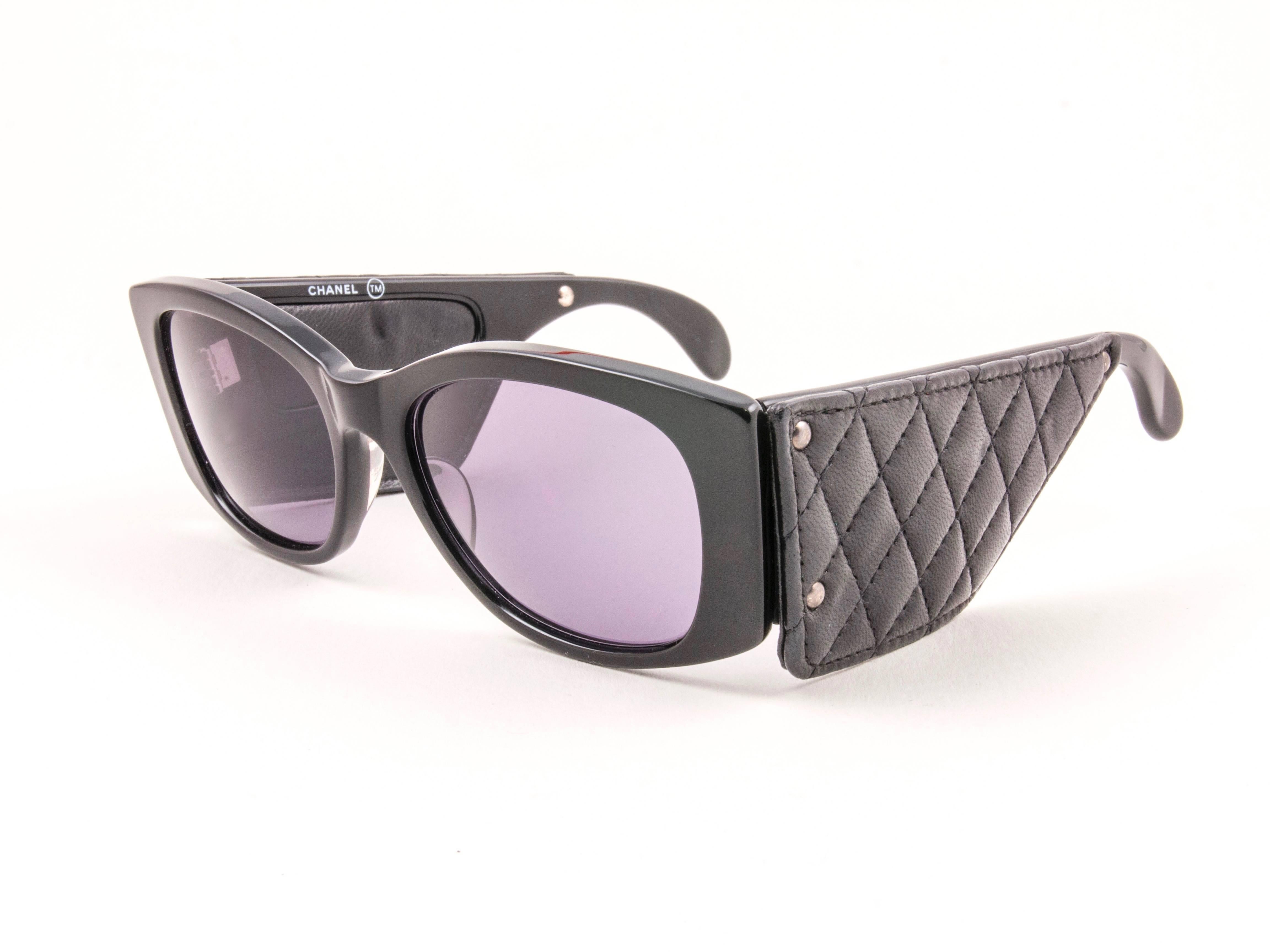 chanel sunglasses quilted sides