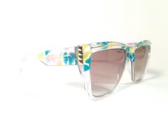 New Vintage Leonard LE110 Translucent Mosaic 1970's France Sunglasses