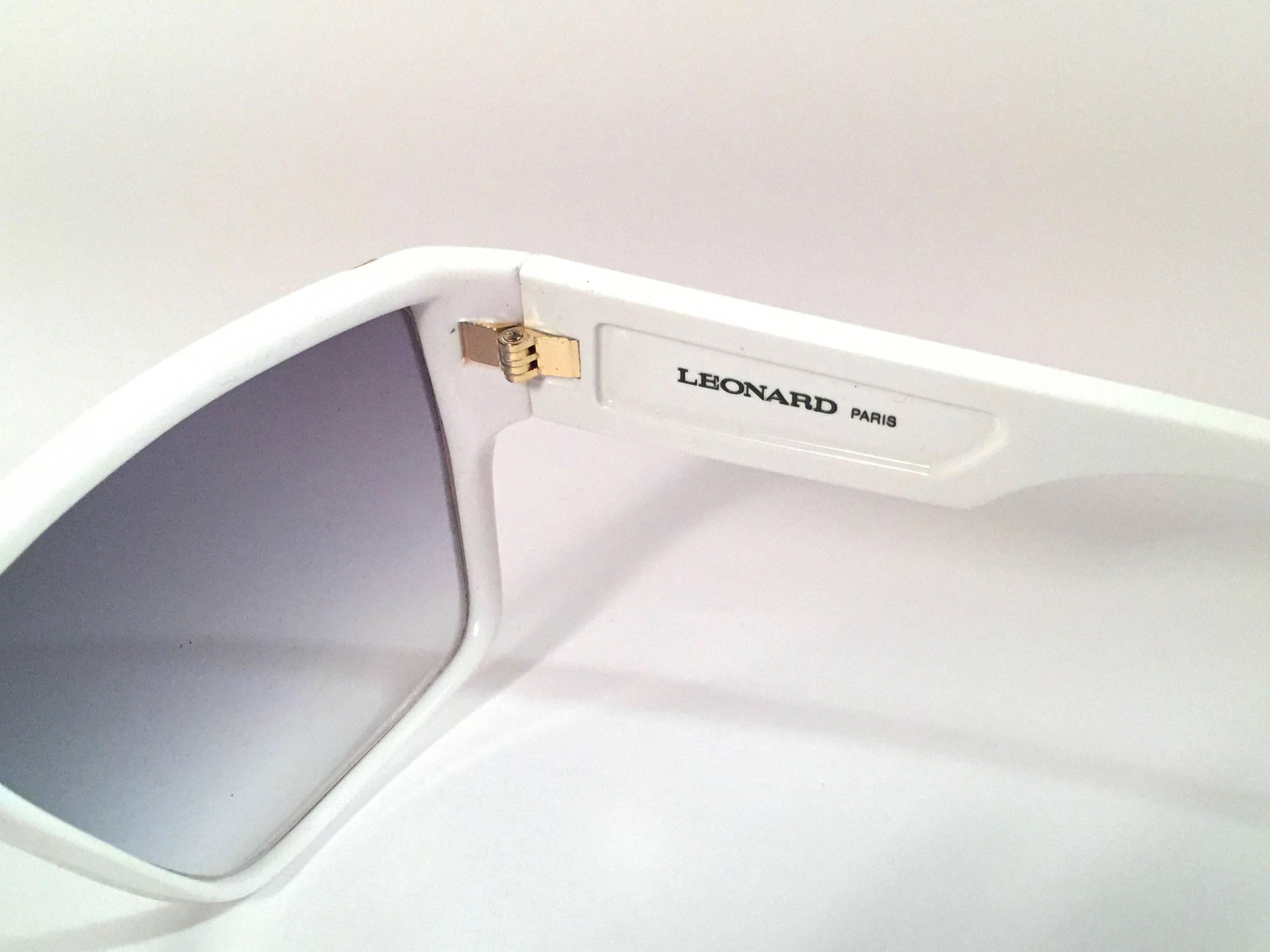 New Vintage Leonard LE1306 Translucent Mosaic 1970's France Sunglasses In New Condition In Baleares, Baleares