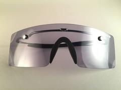 New Vintage Porsche Design 5693 Silver Foldable Flat Light Sunglasses 1990s