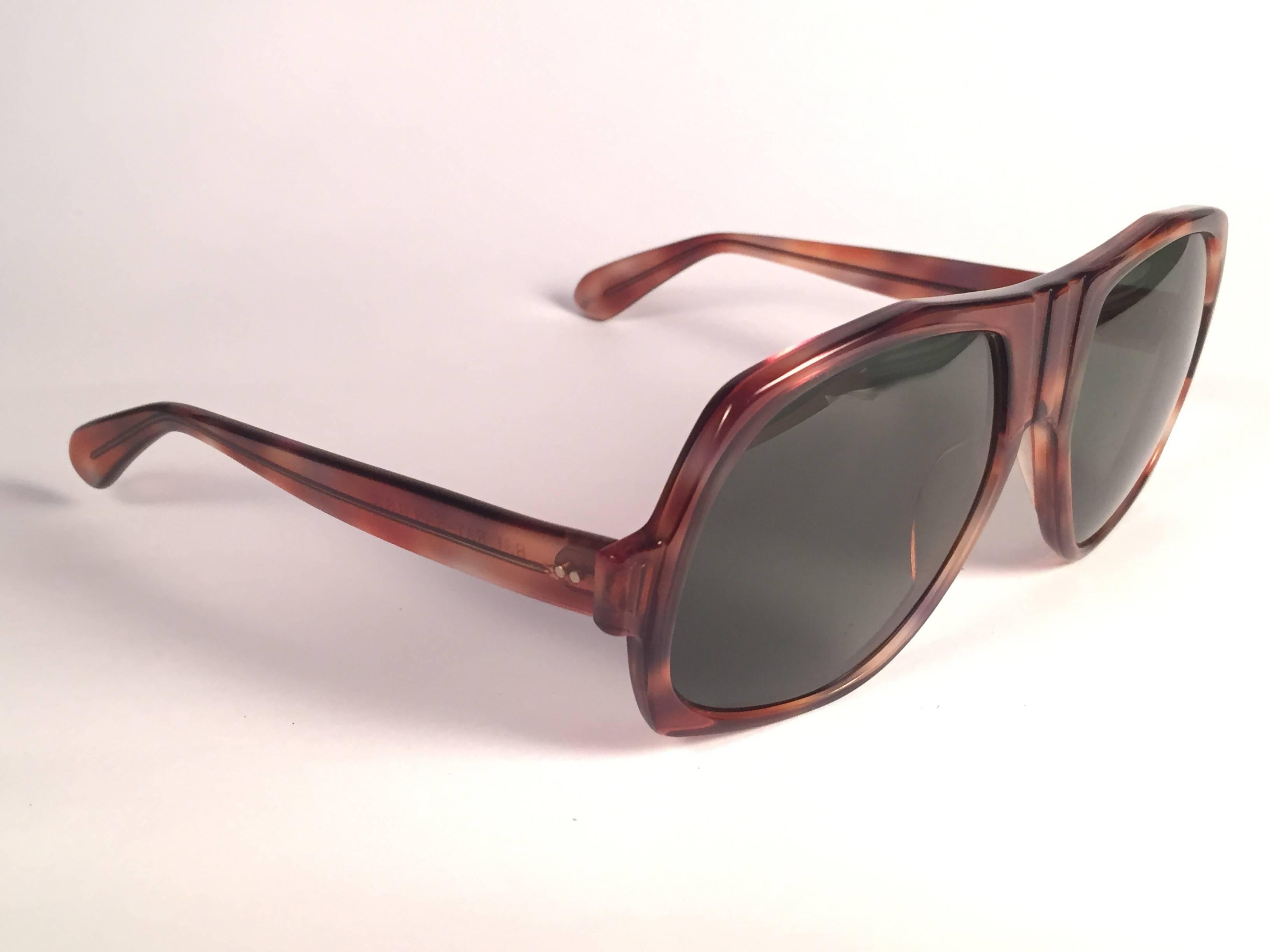 Gray New Vintage Ray Ban B&L BradshawTortoise G15 Grey Lenses Sunglasses USA