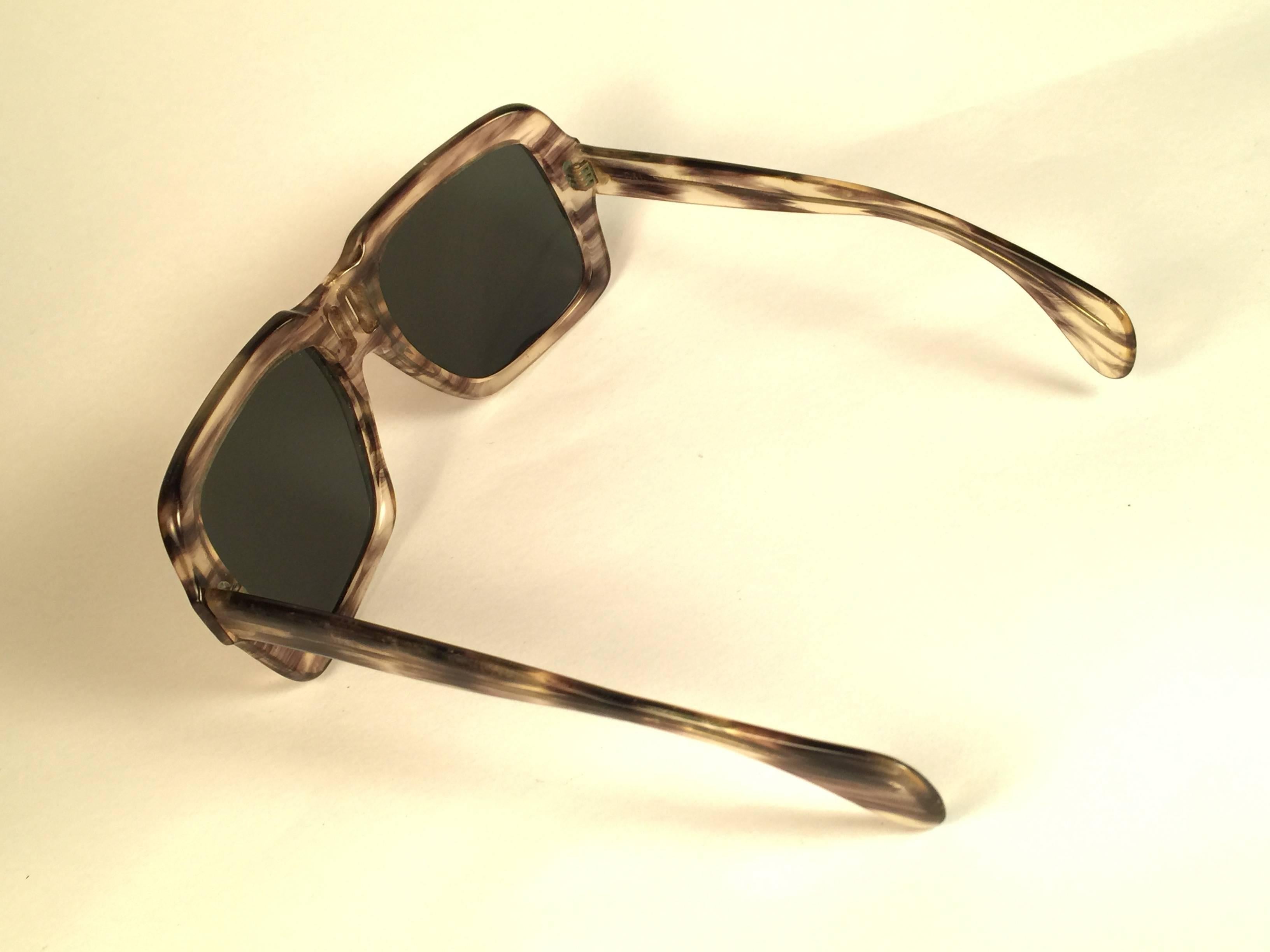 Neu New Vintage Ray Ban B&L Magellan G15 Graue Sonnenbrille 1970er Jahre USA im Angebot 1