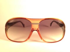 New Vintage Zeiss Marwitz Clear Amber Gradient Made W. Germany 1970 Sunglasses