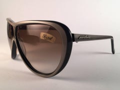 Nuevo Vintage Persol Ratti Pininfarina Gris Metal Made in Italy Gafas de sol Años 80