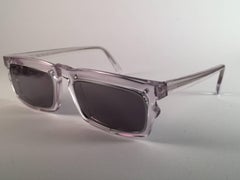 New Vintage IDC 767 Clear Mirror Lenses Sunglasses 1980's Made in France