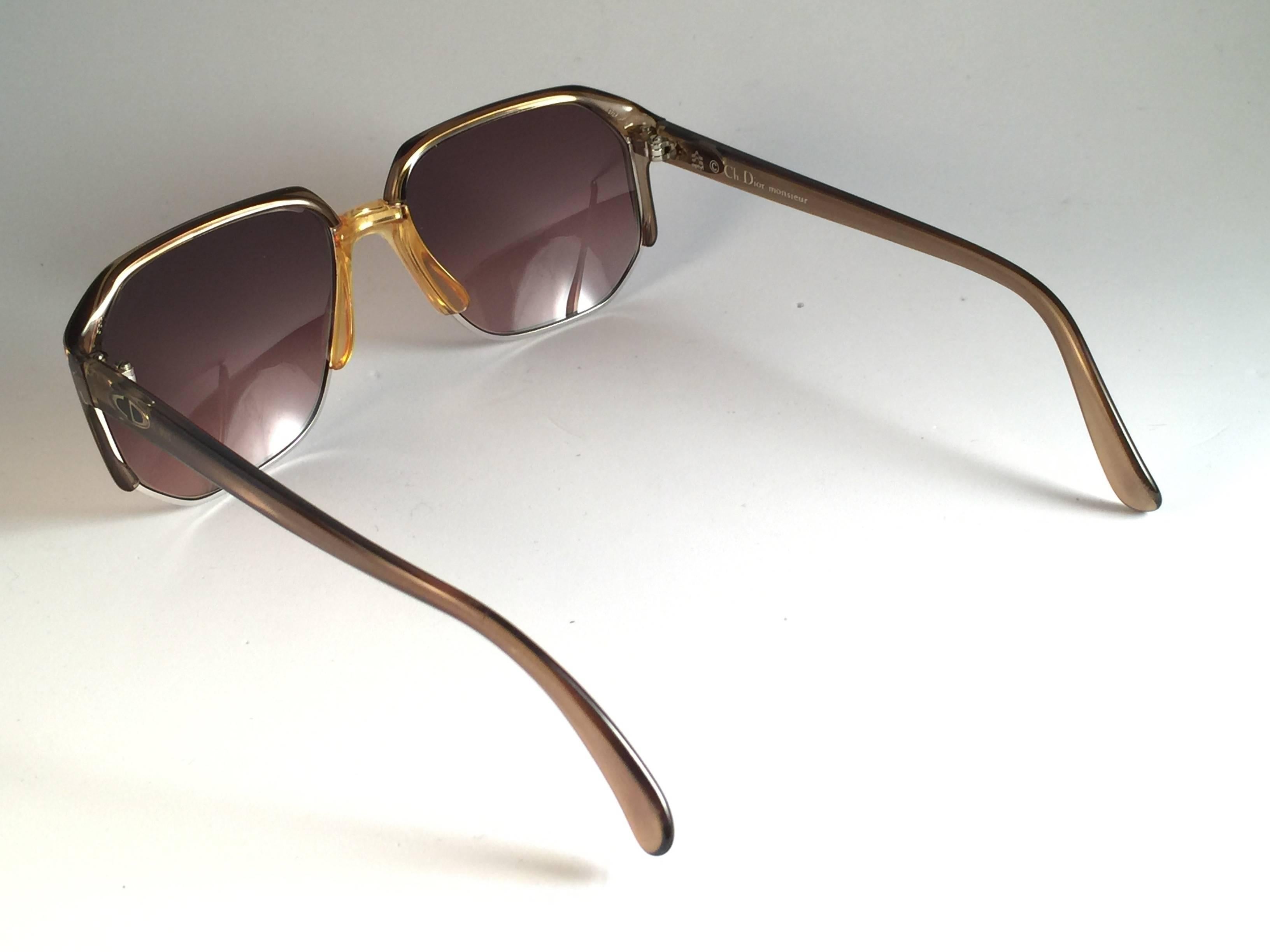 New Vintage Christian Dior Monsieur 2120 1980 Sunglasses In New Condition In Baleares, Baleares