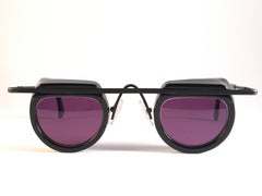 New Vintage Rare Alain Mikli Black 5002 France Sunglasses 1980