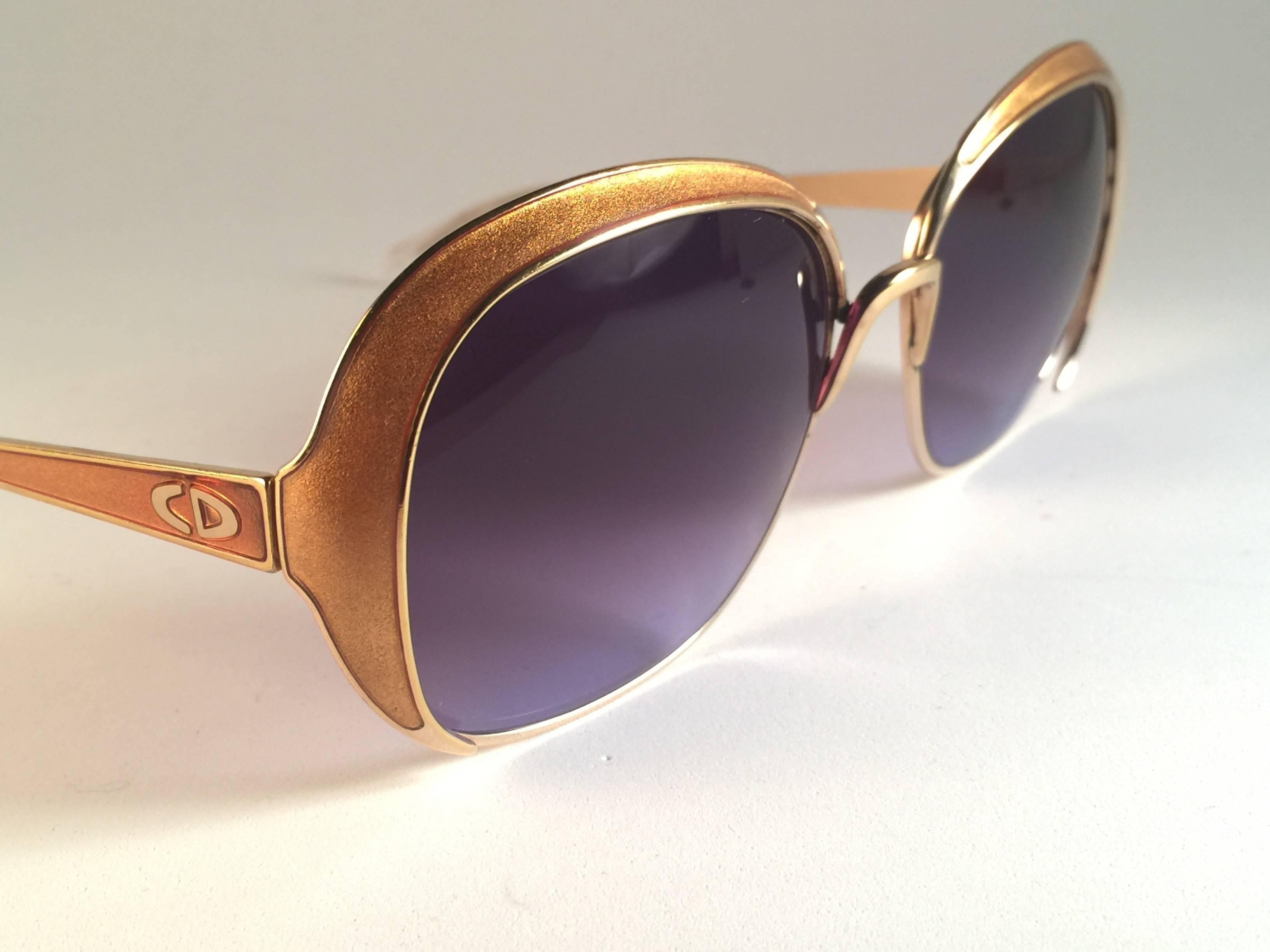 dior sunglasses black and gold