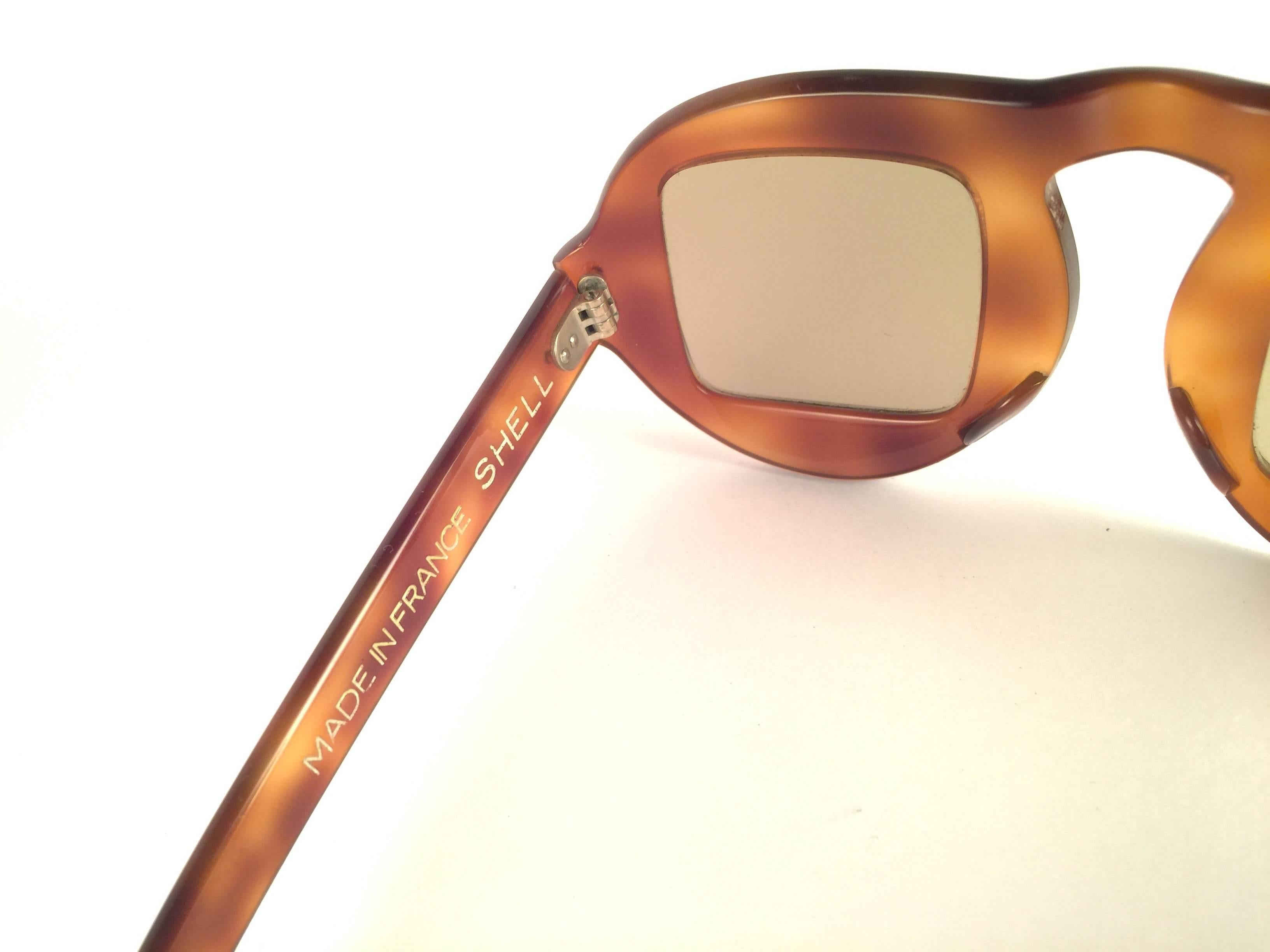 Lunettes De Soleil Vintage Pierre Cardin - Monture Multicolore - Occasion