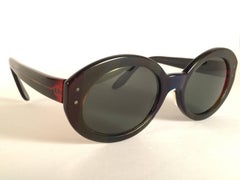 Mint Vintage Ray Ban Bewitching Multicolour Oval Grey Lenses Sunglasses