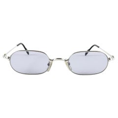 New Vintage Cartier Orfy Platine Plaqué Light Grey Lens France 1990 Sunglasses