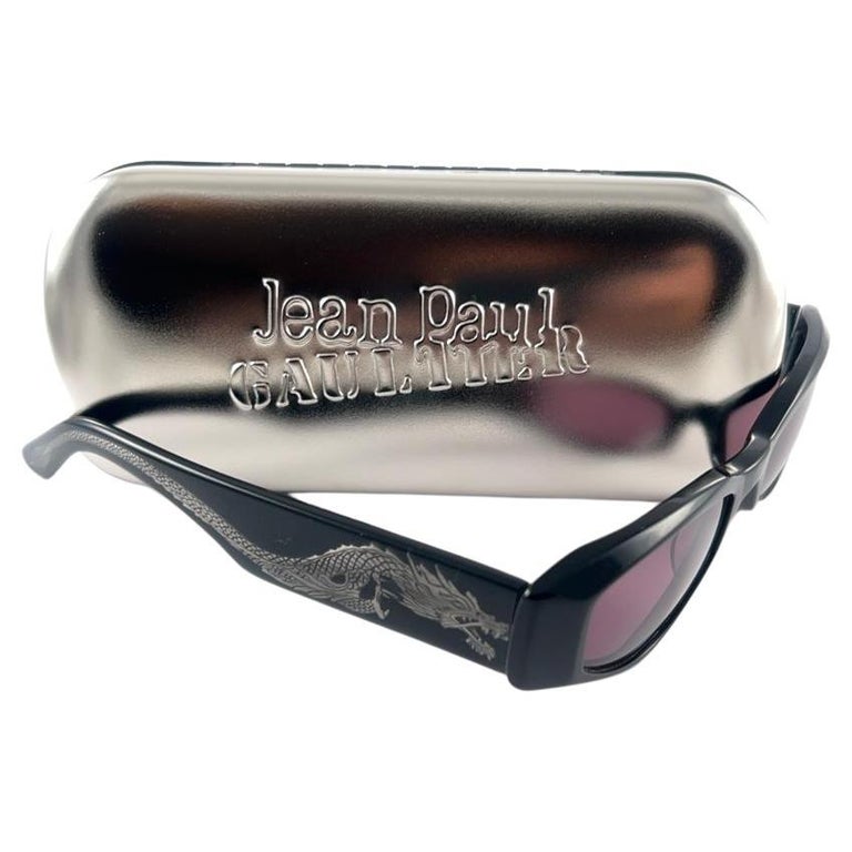 New Jean Paul Gaultier 56 0009 Sleek Black Dragon 1990's Japan For Sale at  1stDibs | jean paul gaultier dragon sunglasses, famous stars and straps  sunglasses