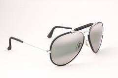 New Vintage Ray Ban Leathers Black Outdoorsman 62Mm B&L Sunglasses