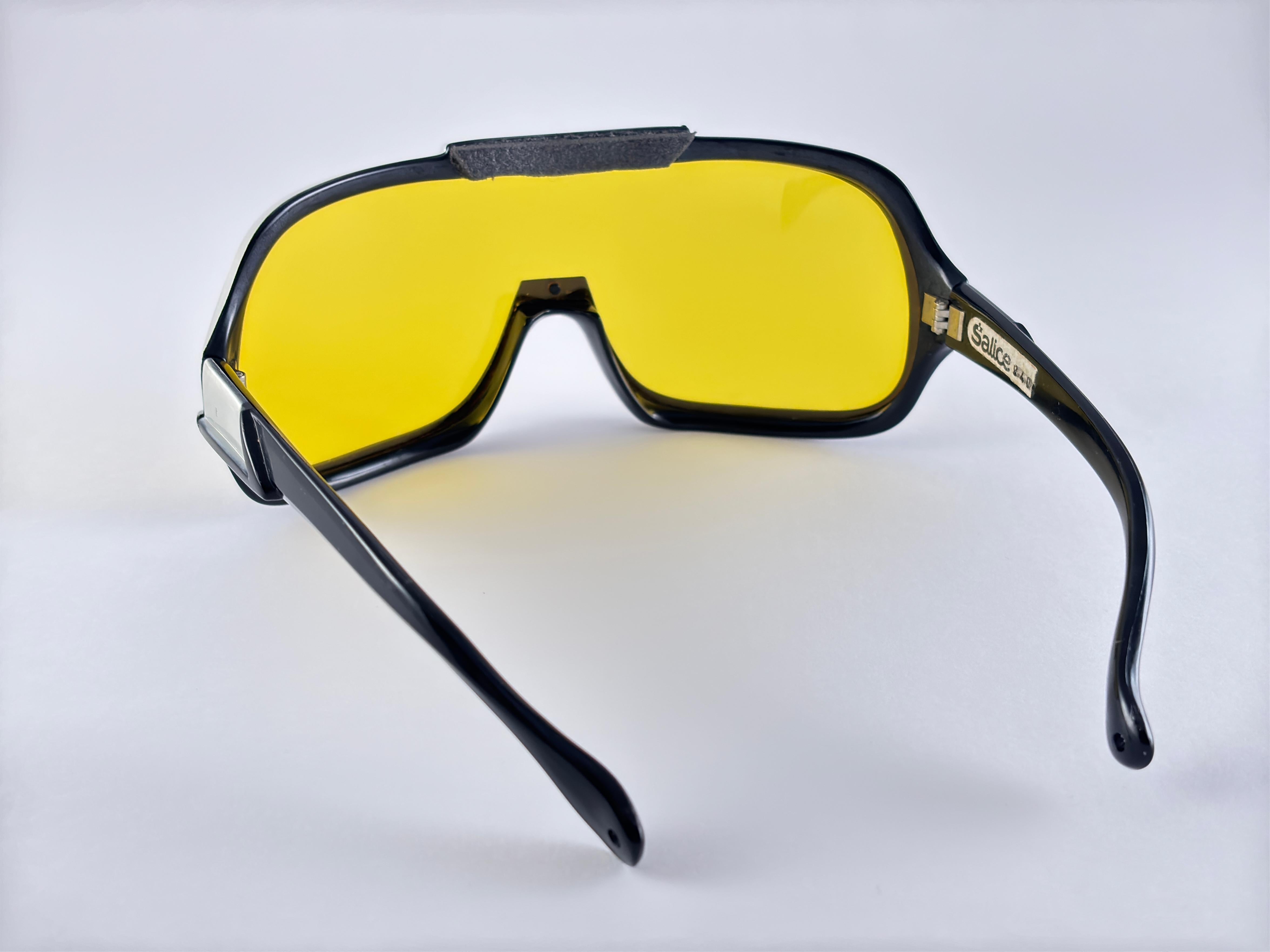 Femenino o masculino Gafas de sol vintage Salice Máscara Gianni Agnelli Made In Italy en venta