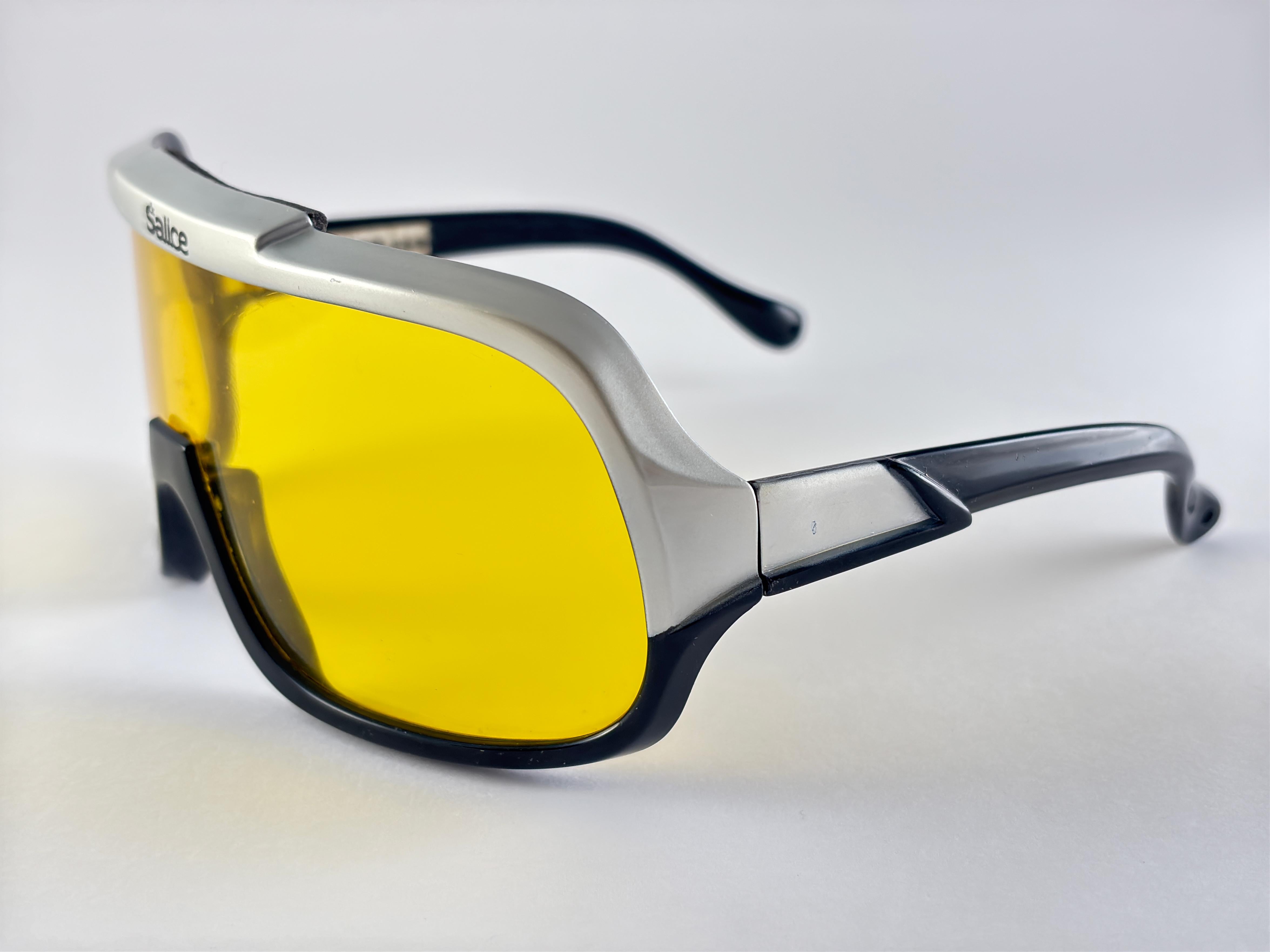 Gafas de sol vintage Salice Máscara Gianni Agnelli Made In Italy en venta 2