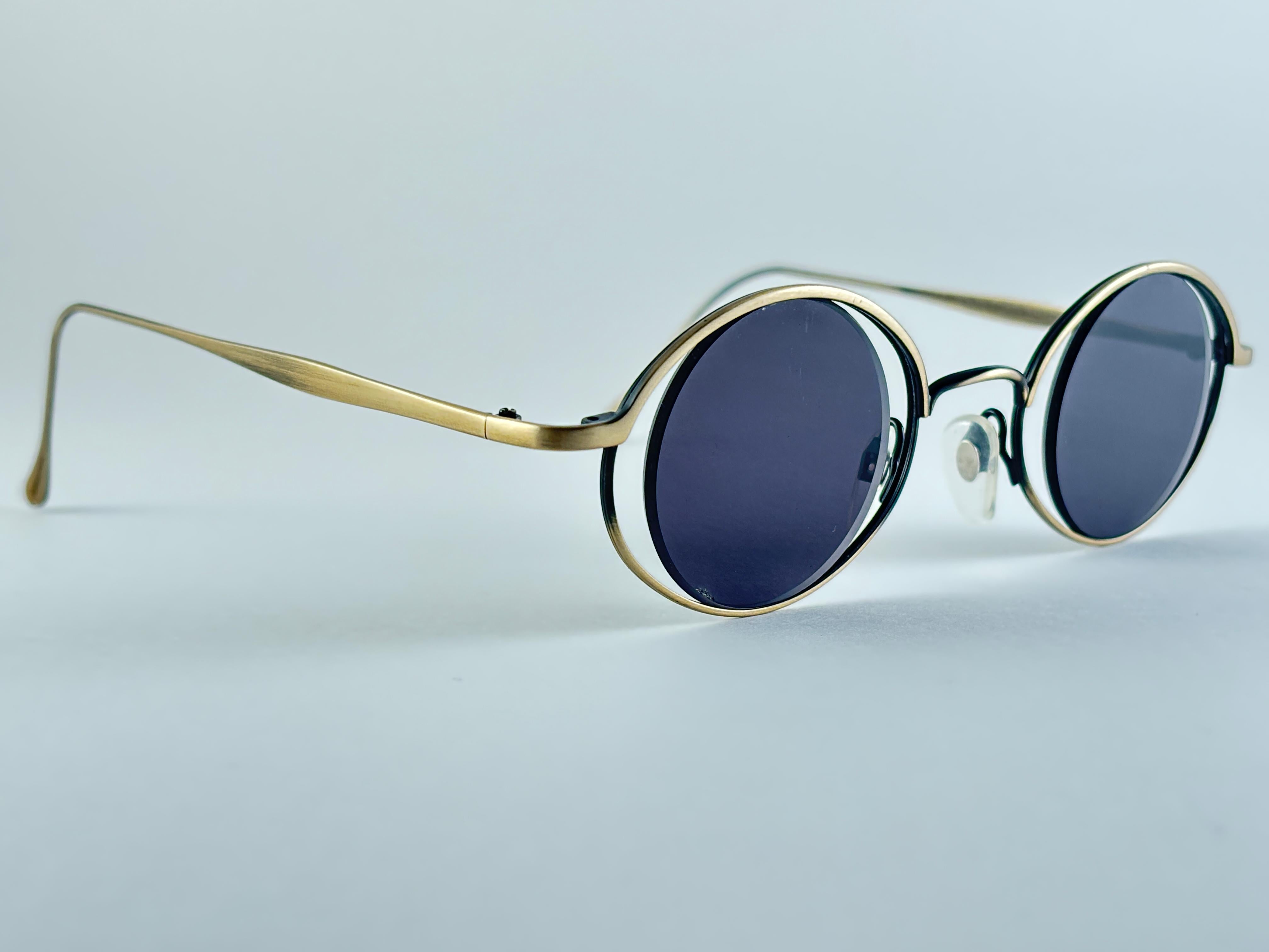 Viola Occhiali da sole vintage Issey Miyake Uomo IM 402 Inner Circle Made in Japan in vendita
