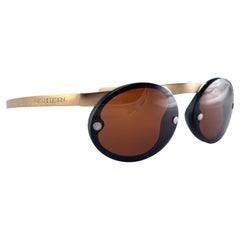 Vintage Porsche Design 5694 40 Gold Matte Magnetische Sonnenbrille Österreich
