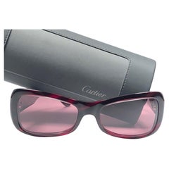 Cartier NIOBE Dark Tortoise 8k Plated Accents 1990 Sunglasses 53mm France