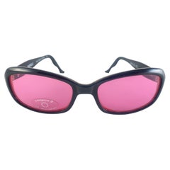 Vintage Alain Mikli para Barbie Negro " Piernas "  Gafas de sol Francia años 80