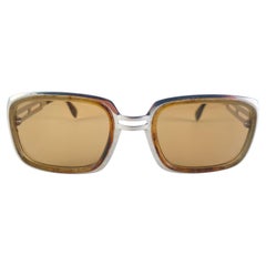 Vintage Metzler Silber Frame Sonnenbrille Made in Germany 1970er Jahre