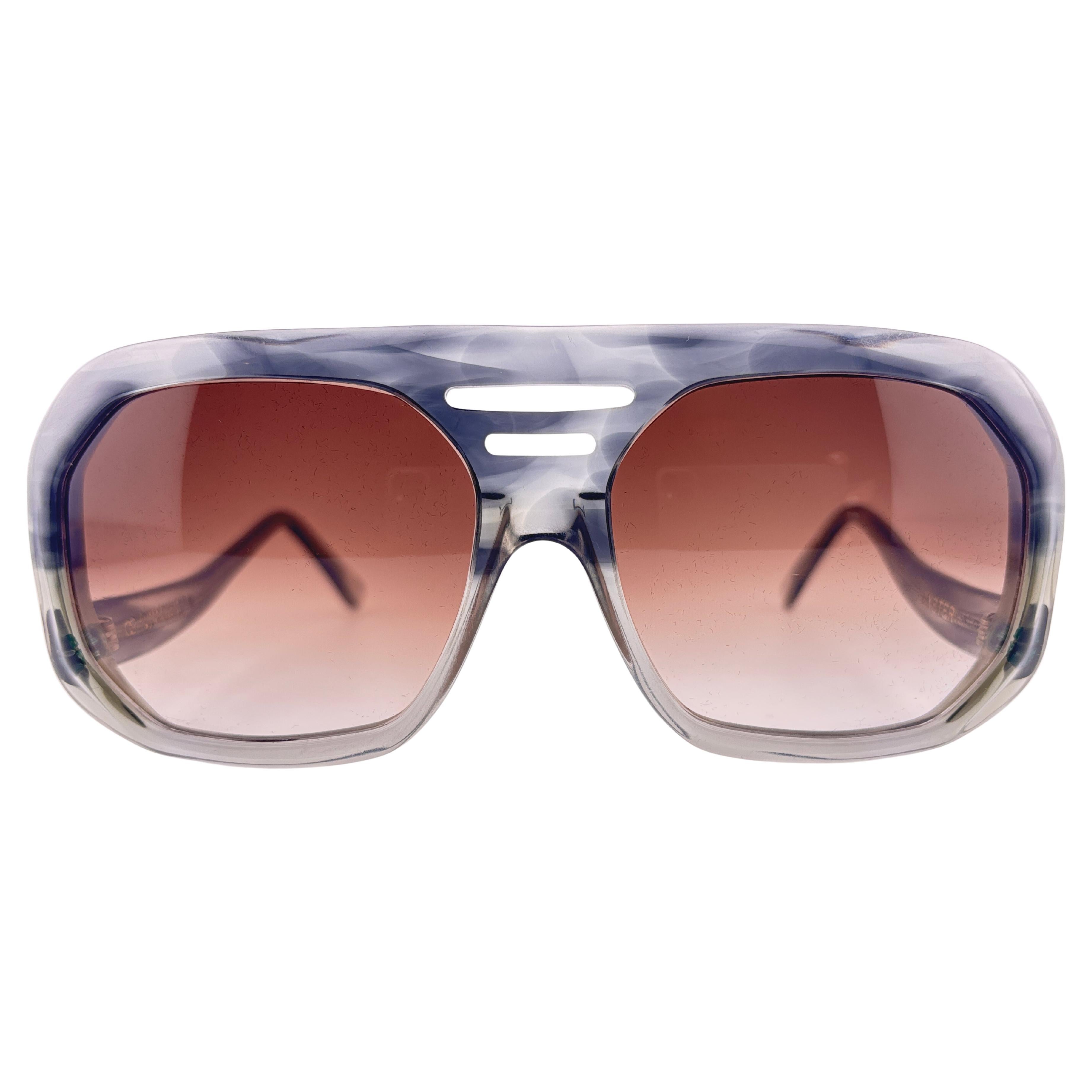 Vintage Oliver Goldsmith " EXETER " Übergroße Sonnenbrille in Schildpatt England im Angebot