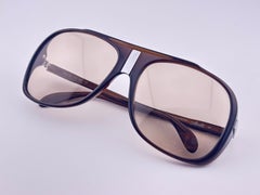 Vintage Silhouette 791 Oversized Translucent Brown 1970'S Sunglasses