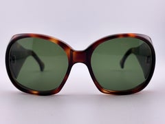 Vintage Robust Dark Tortoise 1970'S Sunglasses Made In France