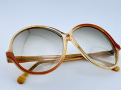 Vintage Oliver Goldsmith " ZIG ZAG " Oversized Made in England Sunglasses