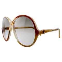 Vintage Oliver Goldsmith " ZIG ZAG " Oversized Made in England Sunglasses