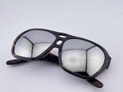 Vintage Ray Ban B&L Corrigan II Tortoise Metal Temples Grey Lens Sunglasses