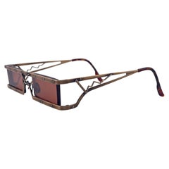 Gafas de sol vintage de cobre con diseño steampunk de Koure, de los años 90, fabricadas en Corea