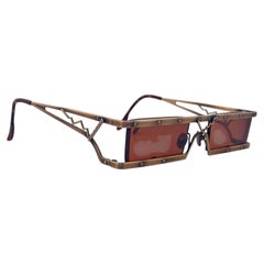 Gafas de sol vintage de cobre con diseño steampunk de Koure, de los años 90, fabricadas en Corea