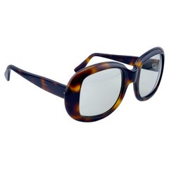 Gafas de sol vintage Oliver Goldsmith, de montura grande en color carey oscuro, de 1970, fabricadas en Inglaterra