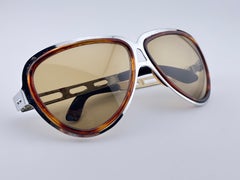 Vintage Jacky Ickx Chromed Frame F1 Classic Racer 1970's Sunglasses
