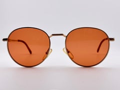 Occhiali da sole rotondi Dunhill 6194 nuovi, stile vintage, in oro e tartaruga, provenienti dall'Austria