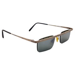 Vintage OFF Limits OL 100 Semi Rimless Industrial Frame 1990'S Italy Sunglasses
