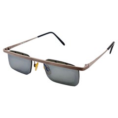 Vintage OFF Limits OL 100 Semi Rimless Industrial Frame 1990'S Italy Sunglasses