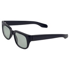 Vintage Metzler Robust Black Frame Sunglasses Made in Germany 1970's