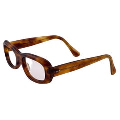 Vintage-Brille von Oliver Goldsmith, kleines Modell in Honig-Schildpatt-Optik, 1970, England