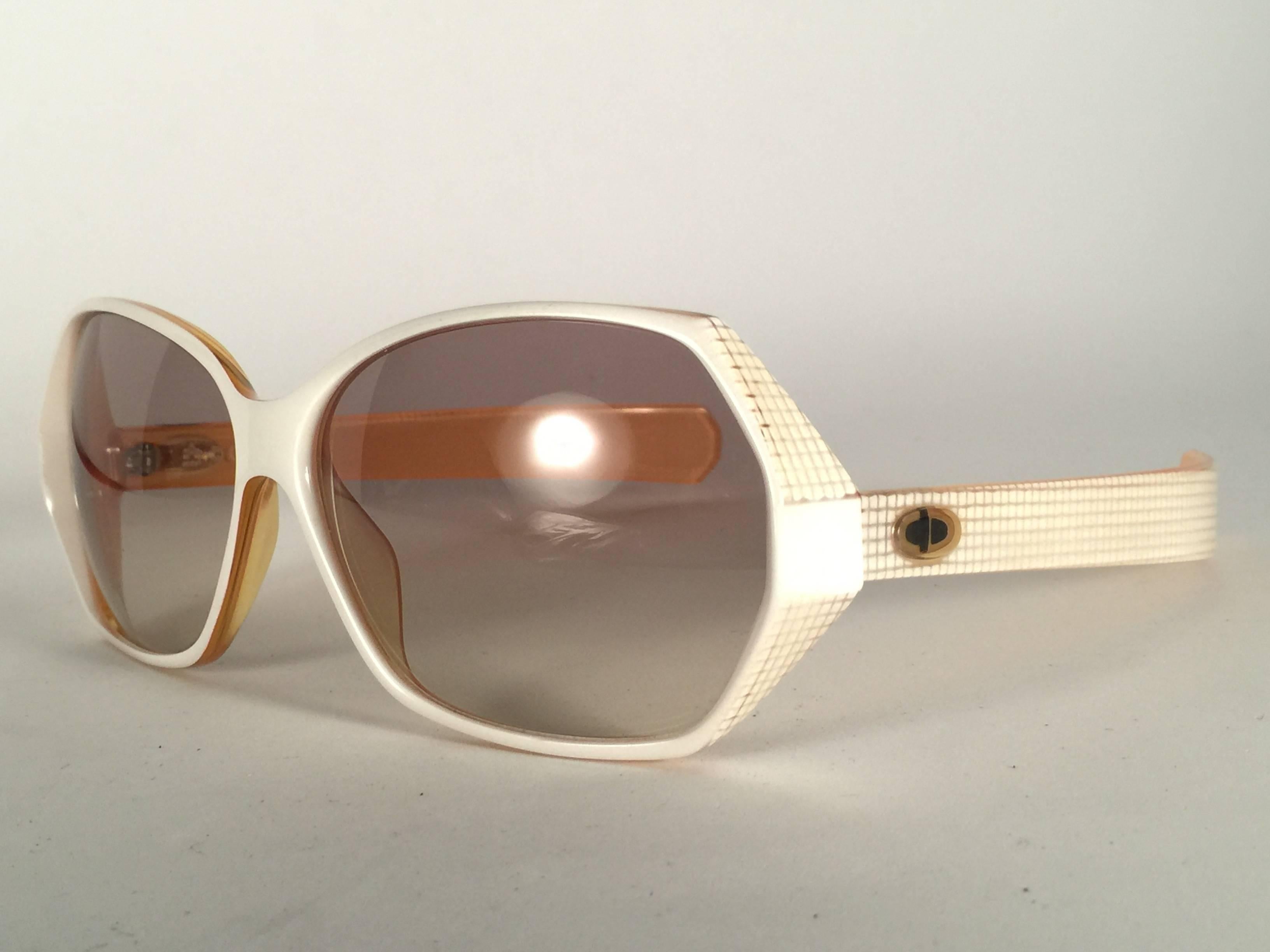 christian dior white sunglasses