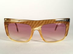 New Vintage Christian Dior 2400 Mask Oversized Optyl Sunglasses 1980's