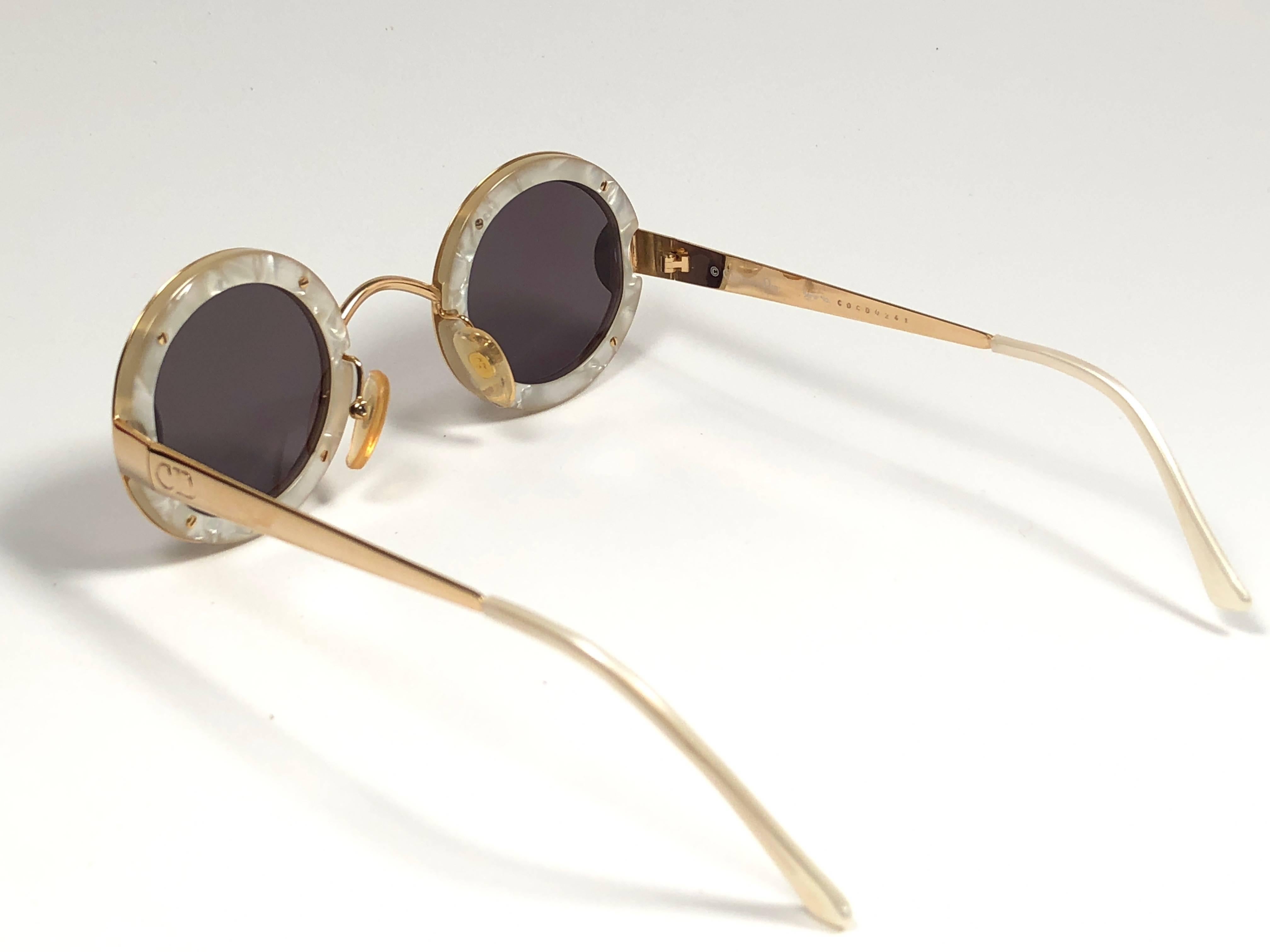 christian dior gold sunglasses